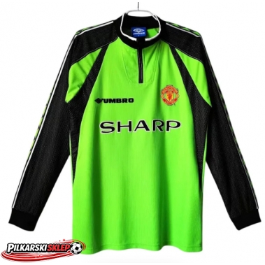 Manchester United 1998-1999 Bramkarskie Retro Shirt Men Długi Rękaw