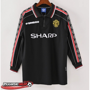 Manchester United 1998-1999 Koszulka Retro Trzecia Długi Rękaw