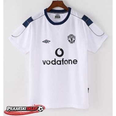 Manchester United 2000-2001 Koszulka Retro Wyjazdowa Krótki Rękaw