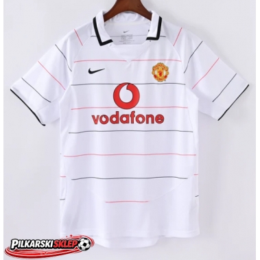 Manchester United 2003-2004 Koszulka Retro Trzecia Krótki Rękaw