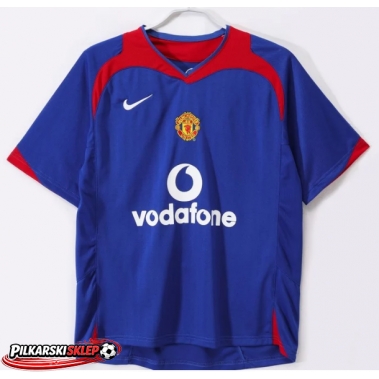 Manchester United 2005-2006 Koszulka Retro Wyjazdowa Krótki Rękaw