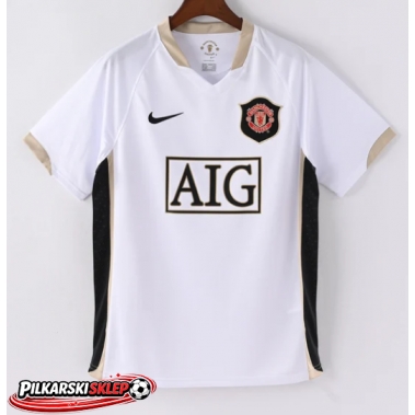 Manchester United 2006-2007 Koszulka Retro Wyjazdowa Krótki Rękaw
