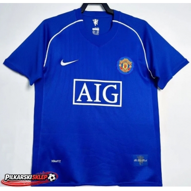 Manchester United 2007-2008 Bramkarskie Koszulka Retro Podstawowa Krótki Rękaw
