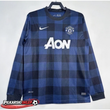 Manchester United 2013-2014 Koszulka Retro Wyjazdowa Długi Rękaw