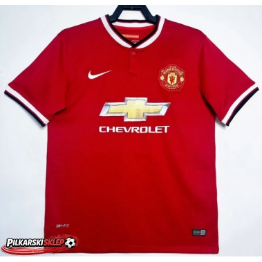 Manchester United 2014-2015 Koszulka Retro Podstawowa Krótki Rękaw
