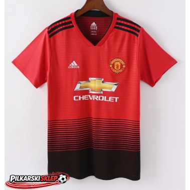 Manchester United 2018-2019 Koszulka Retro Podstawowa Krótki Rękaw