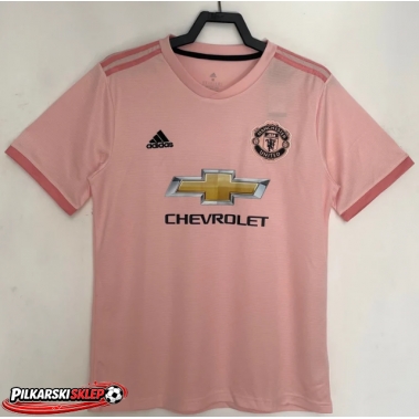 Manchester United 2018-2019 Koszulka Retro Wyjazdowa Krótki Rękaw