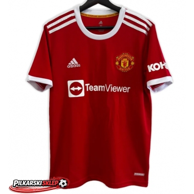 Manchester United 2021-2022 Koszulka Retro Podstawowa Krótki Rękaw