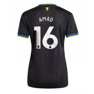 Manchester United Amad Diallo #16 Koszulka Trzecia damskie 2025-26 Krótki Rękaw Manchester United Amad Diallo #16 Koszulka Trzecia damskie 2025-26 Krótki Rękaw