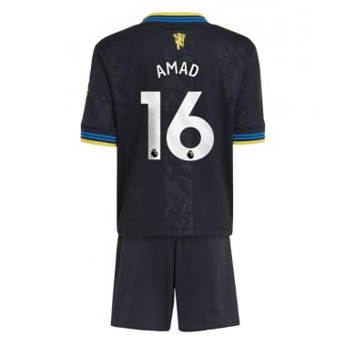 Manchester United Amad Diallo #16 Koszulka Trzecia dzieci 2025-26 Krótki Rękaw (+ krótkie spodenki) Manchester United Amad Diallo #16 Koszulka Trzecia dzieci 2025-26 Krótki Rękaw (+ krótkie spodenki)