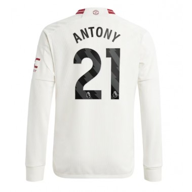 Manchester United Antony #21 Koszulka Trzecia 2023-24 Długi Rękaw
