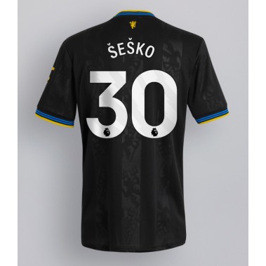 Manchester United Benjamin Sesko #30 Koszulka Trzecia 2025-26 Krótki Rękaw Manchester United Benjamin Sesko #30 Koszulka Trzecia 2025-26 Krótki Rękaw