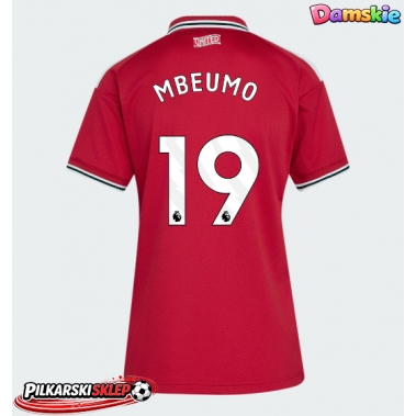 Manchester United Bryan Mbeumo #19 Koszulka Podstawowa damskie 2026-27 Krótki Rękaw