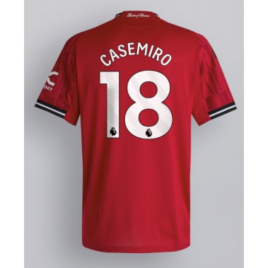 Manchester United Casemiro #18 Koszulka Podstawowa 2025-26 Krótki Rękaw Manchester United Casemiro #18 Koszulka Podstawowa 2025-26 Krótki Rękaw