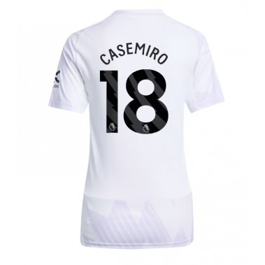 Manchester United Casemiro #18 Koszulka Wyjazdowa damskie 2025-26 Krótki Rękaw Manchester United Casemiro #18 Koszulka Wyjazdowa damskie 2025-26 Krótki Rękaw
