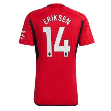 Manchester United Christian Eriksen #14 Koszulka Podstawowa 2023-24 Krótki Rękaw