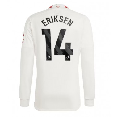 Manchester United Christian Eriksen #14 Koszulka Trzecia 2023-24 Długi Rękaw