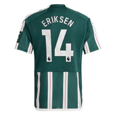 Manchester United Christian Eriksen #14 Koszulka Wyjazdowa 2023-24 Krótki Rękaw