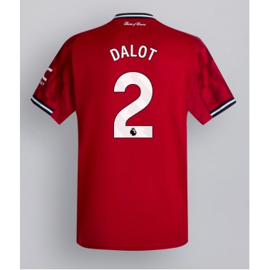 Manchester United Diogo Dalot #2 Koszulka Podstawowa 2025-26 Krótki Rękaw Manchester United Diogo Dalot #2 Koszulka Podstawowa 2025-26 Krótki Rękaw