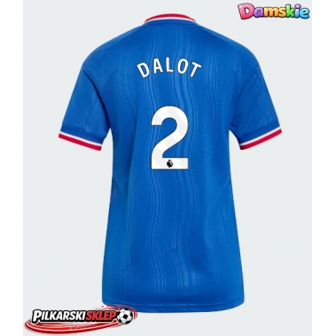 Manchester United Diogo Dalot #2 Koszulka Wyjazdowa damskie 2026-27 Krótki Rękaw