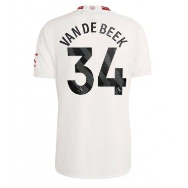 Manchester United Donny van de Beek #34 Koszulka Trzecia 2023-24 Krótki Rękaw