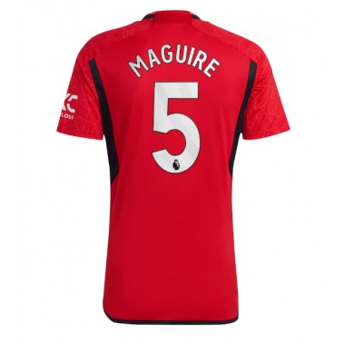 Manchester United Harry Maguire #5 Koszulka Podstawowa 2023-24 Krótki Rękaw