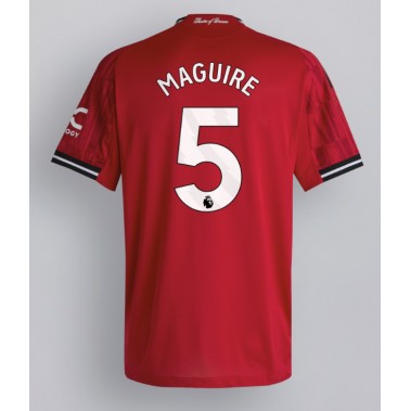 Manchester United Harry Maguire #5 Koszulka Podstawowa 2025-26 Krótki Rękaw