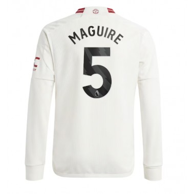 Manchester United Harry Maguire #5 Koszulka Trzecia 2023-24 Długi Rękaw