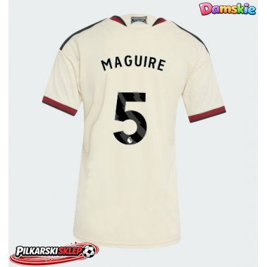 Manchester United Harry Maguire #5 Koszulka Trzecia damskie 2026-27 Krótki Rękaw