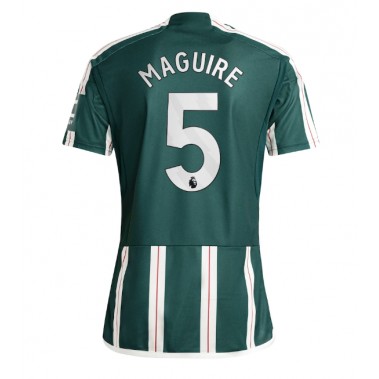 Manchester United Harry Maguire #5 Koszulka Wyjazdowa 2023-24 Krótki Rękaw