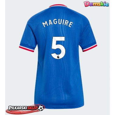 Manchester United Harry Maguire #5 Koszulka Wyjazdowa damskie 2026-27 Krótki Rękaw