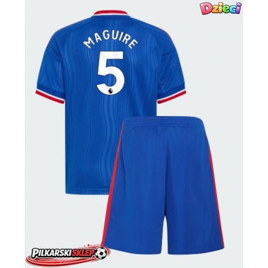Manchester United Harry Maguire #5 Koszulka Wyjazdowa dzieci 2026-27 Krótki Rękaw (+ krótkie spodenki)