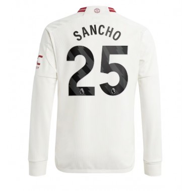 Manchester United Jadon Sancho #25 Koszulka Trzecia 2023-24 Długi Rękaw