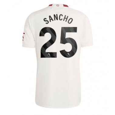 Manchester United Jadon Sancho #25 Koszulka Trzecia 2023-24 Krótki Rękaw