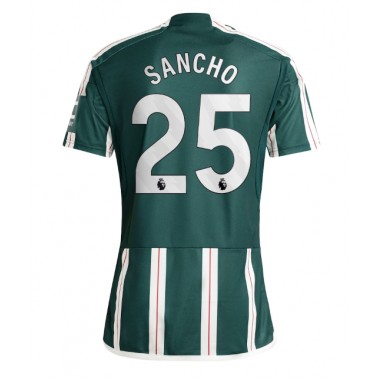 Manchester United Jadon Sancho #25 Koszulka Wyjazdowa 2023-24 Krótki Rękaw
