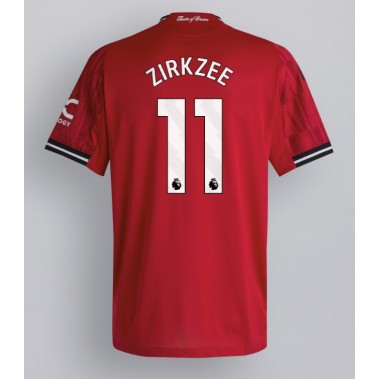 Manchester United Joshua Zirkzee #11 Koszulka Podstawowa 2025-26 Krótki Rękaw Manchester United Joshua Zirkzee #11 Koszulka Podstawowa 2025-26 Krótki Rękaw