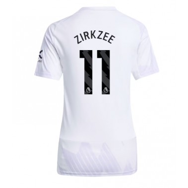 Manchester United Joshua Zirkzee #11 Koszulka Wyjazdowa damskie 2025-26 Krótki Rękaw