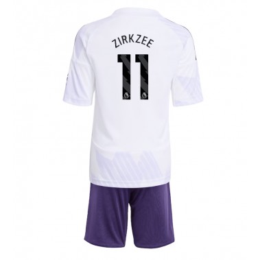 Manchester United Joshua Zirkzee #11 Koszulka Wyjazdowa dzieci 2025-26 Krótki Rękaw (+ krótkie spodenki) Manchester United Joshua Zirkzee #11 Koszulka Wyjazdowa dzieci 2025-26 Krótki Rękaw (+ krótkie spodenki)