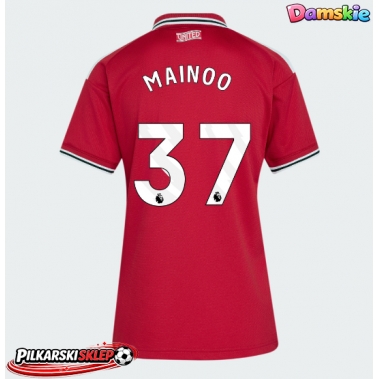 Manchester United Kobbie Mainoo #37 Koszulka Podstawowa damskie 2026-27 Krótki Rękaw