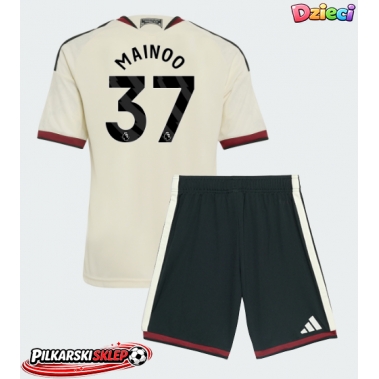Manchester United Kobbie Mainoo #37 Koszulka Trzecia dzieci 2026-27 Krótki Rękaw (+ krótkie spodenki)