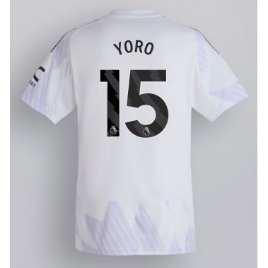 Manchester United Leny Yoro #15 Koszulka Wyjazdowa 2025-26 Krótki Rękaw Manchester United Leny Yoro #15 Koszulka Wyjazdowa 2025-26 Krótki Rękaw