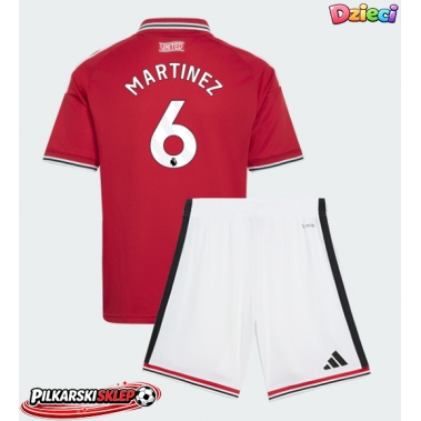 Manchester United Lisandro Martinez #6 Koszulka Podstawowa dzieci 2026-27 Krótki Rękaw (+ krótkie spodenki)