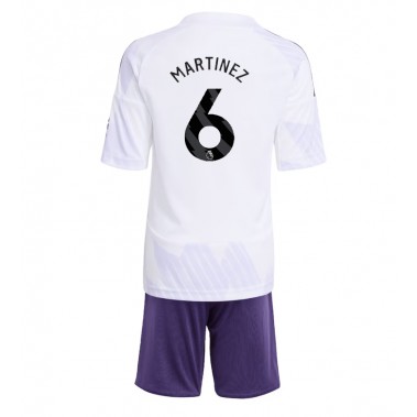 Manchester United Lisandro Martinez #6 Koszulka Wyjazdowa dzieci 2025-26 Krótki Rękaw (+ krótkie spodenki)