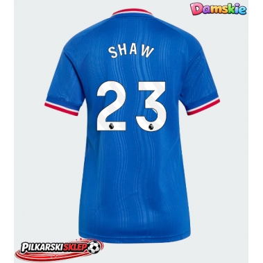 Manchester United Luke Shaw #23 Koszulka Wyjazdowa damskie 2026-27 Krótki Rękaw