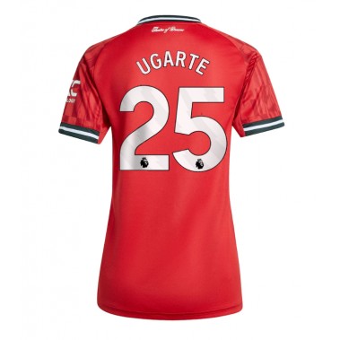 Manchester United Manuel Ugarte #25 Koszulka Podstawowa damskie 2025-26 Krótki Rękaw