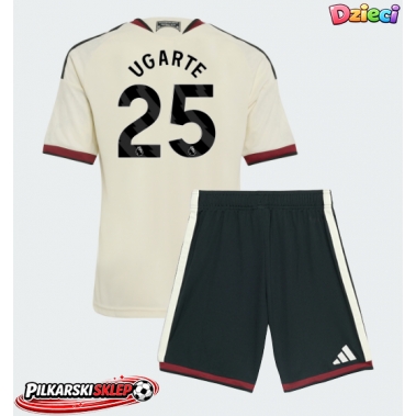 Manchester United Manuel Ugarte #25 Koszulka Trzecia dzieci 2026-27 Krótki Rękaw (+ krótkie spodenki)
