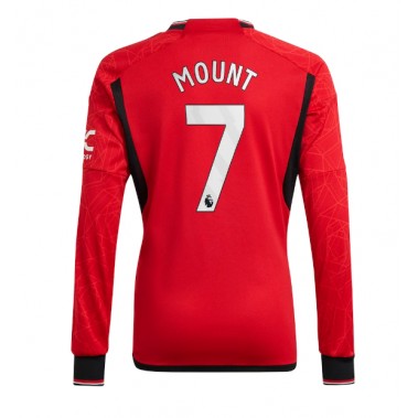 Manchester United Mason Mount #7 Koszulka Podstawowa 2023-24 Długi Rękaw
