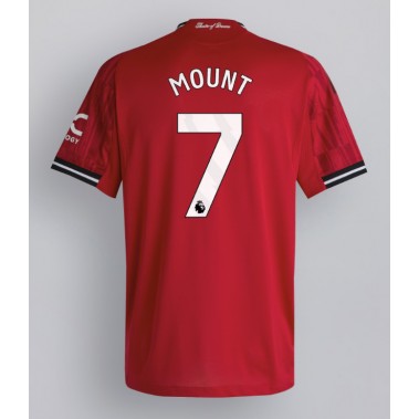 Manchester United Mason Mount #7 Koszulka Podstawowa 2025-26 Krótki Rękaw Manchester United Mason Mount #7 Koszulka Podstawowa 2025-26 Krótki Rękaw