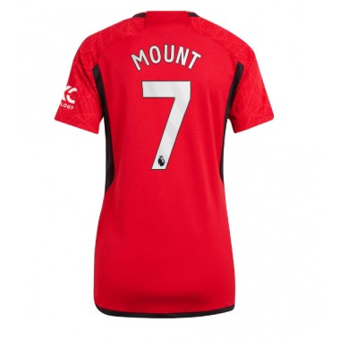 Manchester United Mason Mount #7 Koszulka Podstawowa damskie 2023-24 Krótki Rękaw