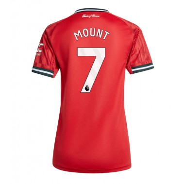 Manchester United Mason Mount #7 Koszulka Podstawowa damskie 2025-26 Krótki Rękaw Manchester United Mason Mount #7 Koszulka Podstawowa damskie 2025-26 Krótki Rękaw